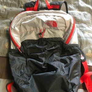 North Face collapsable hiking bag.